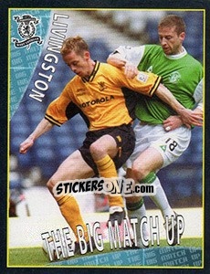 Sticker The Big Match Up 1 (Livi V Hibs) - Scottish Premier League 2001-2002 - Panini