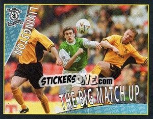 Cromo The Big Match Up 2 (Livi V Hibs) - Scottish Premier League 2001-2002 - Panini