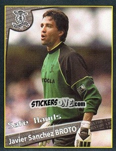 Sticker Javier Sanchez Broto (Safe Hands) - Scottish Premier League 2001-2002 n. 327 - Panini