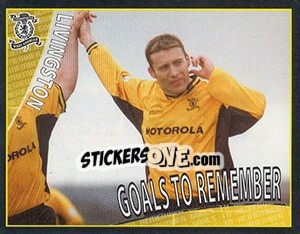 Sticker Goals to Remember 1 (Inverness V Livingston 2:3) - Scottish Premier League 2001-2002 n. 328 - Panini