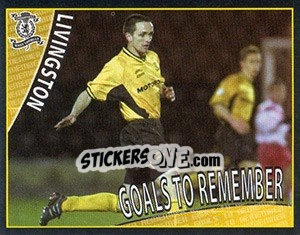 Sticker Goals to Remember 2 (Livingston V Airdrie 5:0) - Scottish Premier League 2001-2002 n. 329 - Panini