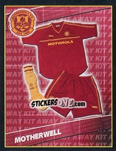 Cromo Away Kit - Scottish Premier League 2001-2002 - Panini