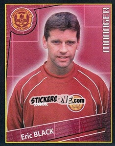 Sticker Eric Black (manager) - Scottish Premier League 2001-2002 - Panini