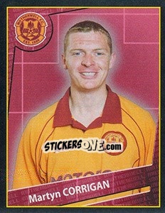 Sticker Martyn Corrigan - Scottish Premier League 2001-2002 - Panini