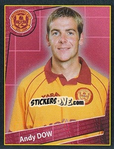 Sticker Andy Dow - Scottish Premier League 2001-2002 - Panini