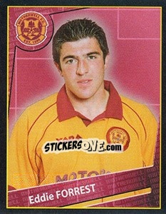 Sticker Eddie Forrest - Scottish Premier League 2001-2002 - Panini