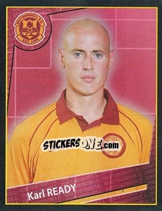 Sticker Karl Ready - Scottish Premier League 2001-2002 n. 344 - Panini