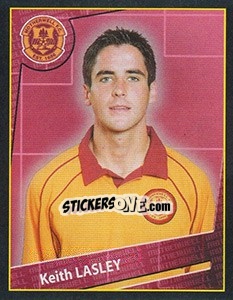 Sticker Keith Lasley - Scottish Premier League 2001-2002 n. 346 - Panini