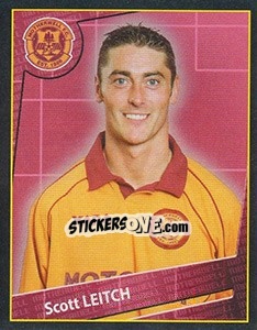 Sticker Scott Leitch - Scottish Premier League 2001-2002 n. 347 - Panini
