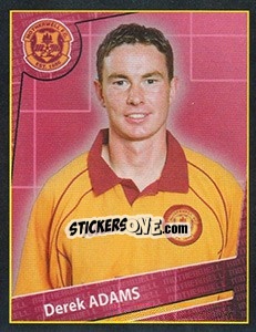 Sticker Derek Adams - Scottish Premier League 2001-2002 - Panini