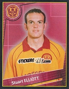 Sticker Stuart Elliott - Scottish Premier League 2001-2002 n. 351 - Panini