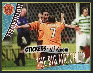 Sticker The Big Match Up 2 (Motherwell V Celtic) - Scottish Premier League 2001-2002 - Panini