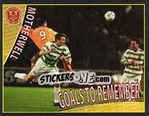 Figurina Goals to Remember 1 (Motherwell V Celtic 3:3) - Scottish Premier League 2001-2002 - Panini