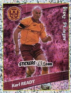 Sticker Karl Ready (Key Player) - Scottish Premier League 2001-2002 n. 364 - Panini