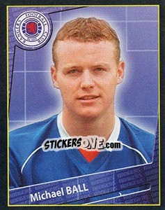 Figurina Michael Ball - Scottish Premier League 2001-2002 - Panini