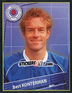 Cromo Bert Konterman - Scottish Premier League 2001-2002 - Panini