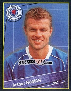 Sticker Arthur Numan - Scottish Premier League 2001-2002 - Panini