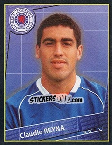 Sticker Claudio Reyna - Scottish Premier League 2001-2002 n. 383 - Panini