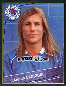 Sticker Claudio Caniggia - Scottish Premier League 2001-2002 n. 385 - Panini