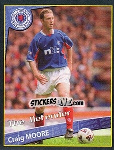 Sticker Craig Moore (The Defender) - Scottish Premier League 2001-2002 n. 389 - Panini