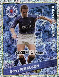 Sticker Barry Ferguson (International Hero) - Scottish Premier League 2001-2002 n. 390 - Panini