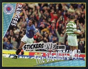 Sticker The Big Match Up 1 (Rangers V Celtic) - Scottish Premier League 2001-2002 n. 392 - Panini