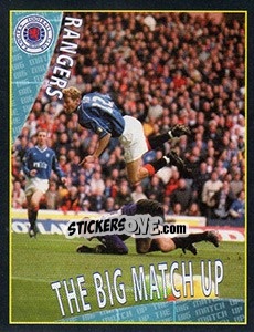 Sticker The Big Match Up 2 (Rangers V Celtic) - Scottish Premier League 2001-2002 n. 393 - Panini