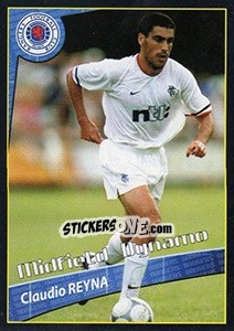 Cromo Claudio Reyna (Midfield Dynamo) - Scottish Premier League 2001-2002 - Panini
