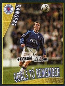 Figurina Goals to Remember 1 (Rangers V StMirren 7:1) - Scottish Premier League 2001-2002 - Panini