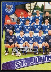 Figurina Team Group - Scottish Premier League 2001-2002 - Panini