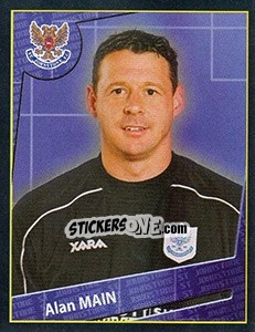 Sticker Alan Main - Scottish Premier League 2001-2002 n. 407 - Panini