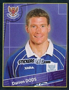 Sticker Darren Dods - Scottish Premier League 2001-2002 n. 408 - Panini