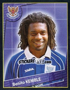 Sticker Benito Kemble - Scottish Premier League 2001-2002 n. 409 - Panini