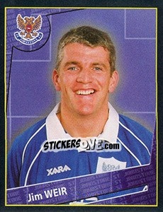 Figurina Jim Weir - Scottish Premier League 2001-2002 - Panini