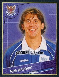 Sticker Nick Dasovic - Scottish Premier League 2001-2002 n. 413 - Panini