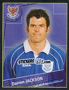 Sticker Darren Jackson - Scottish Premier League 2001-2002 n. 419 - Panini