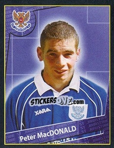 Figurina Peter MacDonald - Scottish Premier League 2001-2002 - Panini