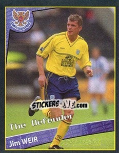 Sticker Jim Weir (The Defender) - Scottish Premier League 2001-2002 - Panini