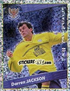 Sticker Darren Jackson (International Hero) - Scottish Premier League 2001-2002 n. 424 - Panini