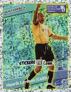 Sticker Henrik Larsson (Celtic)