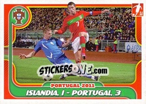 Sticker Portugal Info - Portugal De Ouro 2011 n. 5 - Panini