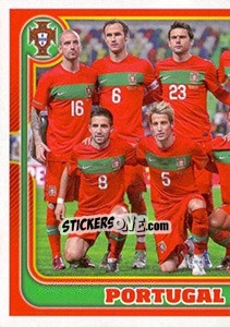 Sticker Portugal Info - Portugal De Ouro 2011 n. 6 - Panini