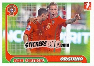 Sticker Portugal Info - Portugal De Ouro 2011 - Panini