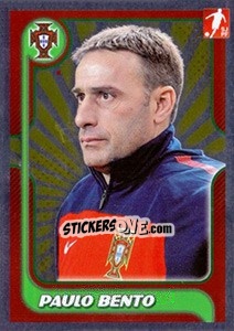 Sticker Paulo Bento - Portugal De Ouro 2011 n. 16 - Panini