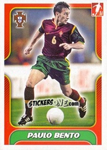 Sticker Paulo Bento - Portugal De Ouro 2011 n. 17 - Panini