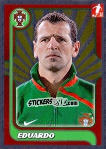 Sticker Eduardo - Portugal De Ouro 2011 n. 22 - Panini