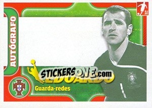 Sticker Eduardo - Portugal De Ouro 2011 n. 25 - Panini