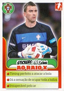 Figurina Rui Patricio - Portugal De Ouro 2011 - Panini