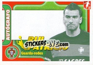 Sticker Rui Patricio - Portugal De Ouro 2011 n. 31 - Panini