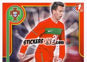 Sticker Joao Pereira - Portugal De Ouro 2011 n. 32 - Panini